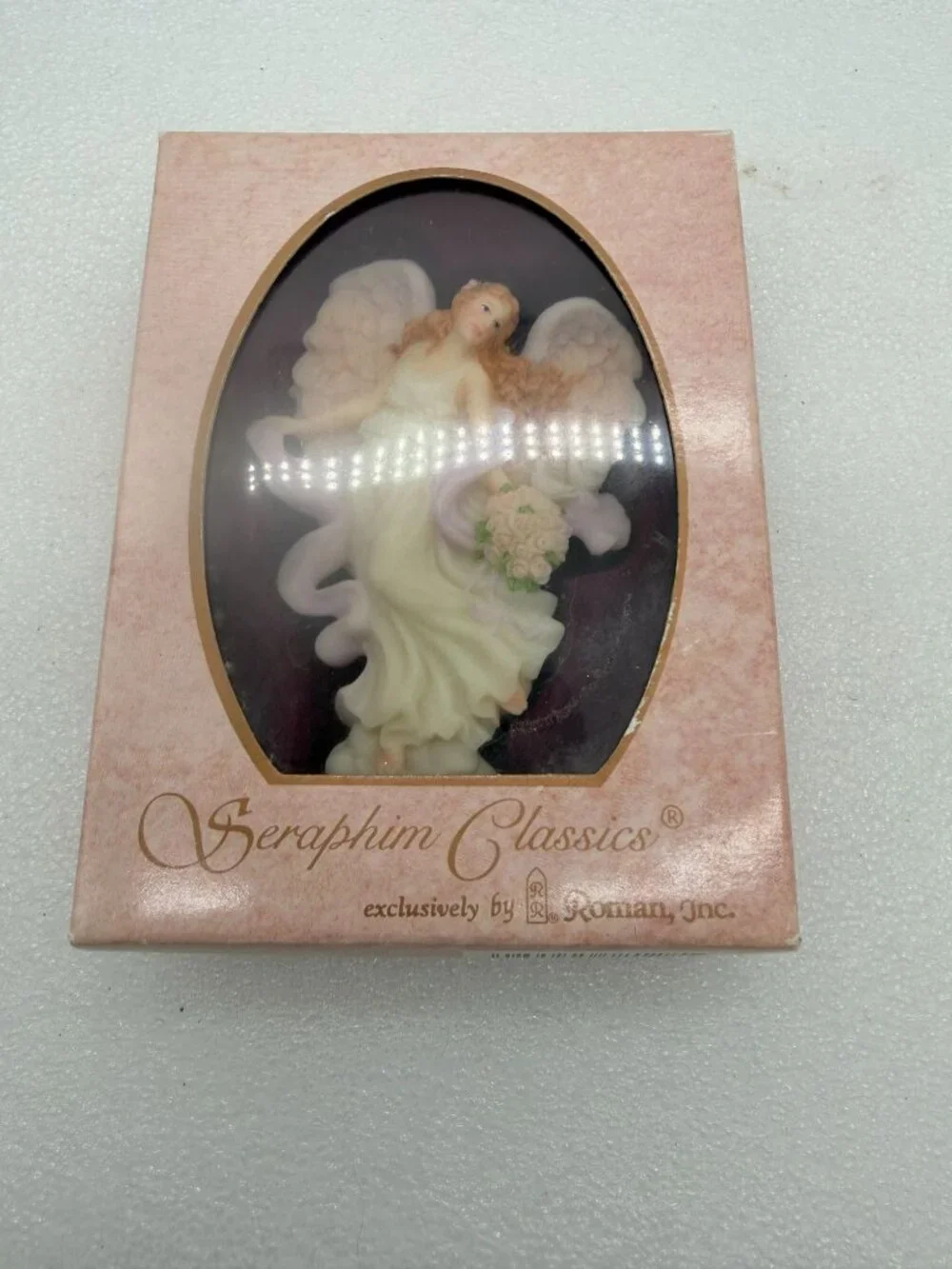 Vintage Roman Inc Seraphim Classics Harmony Angel Ornament NIB